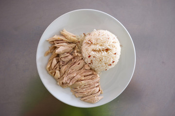 Hainanese chicken rice