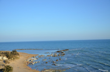 beach at Scala dei Turchi near Agrigento, Sicily