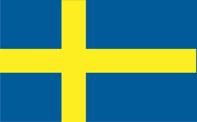 vector flag of Sweden