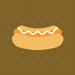 Vector hotdog