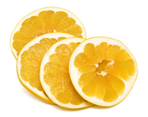 Cut into rings pomelo
