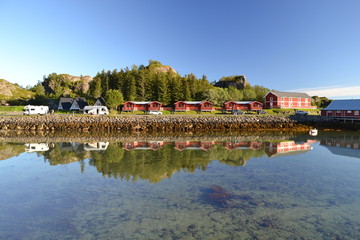 Fototapeta na wymiar Ørsvågvær – Lofoten Islands, Norway