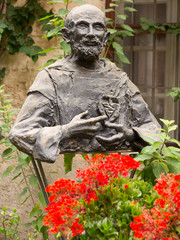Monument to Blessed Charles de Foucauld Eugene (1858 -1916) near