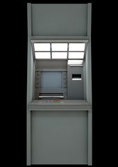 Fototapeta premium Atm Facade Closeup