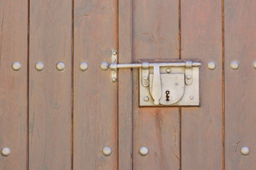 Old lock from a wooden door