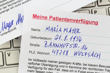 Patientenverfügung