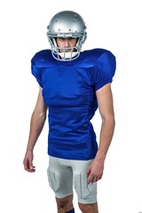 Portrait of American football player