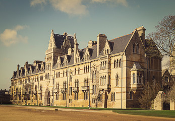 Fototapeta na wymiar Christ Church College, Oxford, Oxfordshire UK
