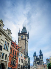 Fototapeta premium Prague, old town, with view on Old Square