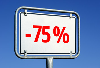 75% Rabatt