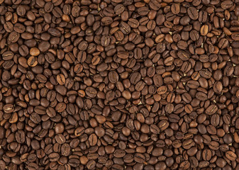 roasted coffee beans, can be used as a background