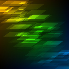 Obraz premium Abstract Varicolored Thick Slant Lines Background. Design Template