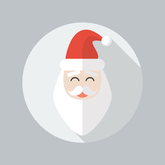 Christmas Flat Icon. Santa claus