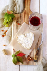 Coeur de Neufchatel cheese, cow milk