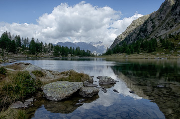 Valle d'Aosta - lago di Arpy