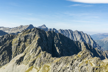 Magnificent views of the Tatras ridge