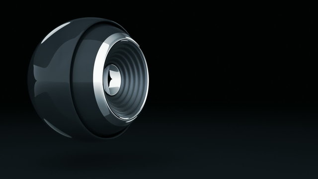 sphere speaker 3D
