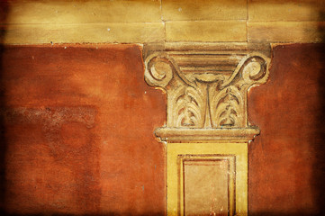 Ancient fresco detail. Useful for texture or background