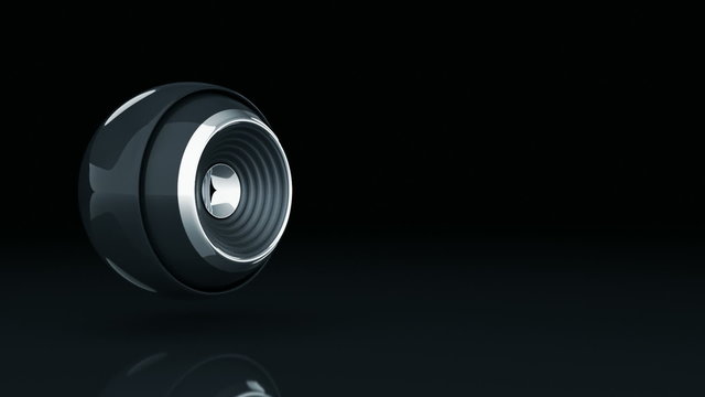 sphere speaker 3D