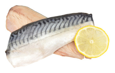 Raw Mackerel Fish Fillets