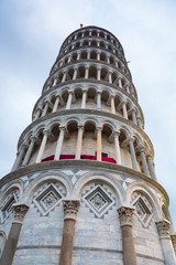 The leaning tower of Pisa, Italy.