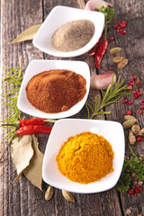 assorted spices and herbs