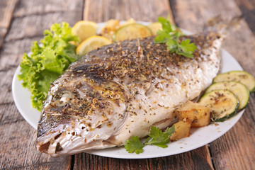 grilled fish