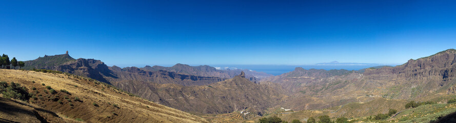 Obraz premium Gran Canaria, Caldera de Tejeda, morning light