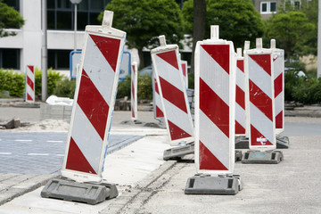 Disorder of road barriers