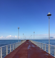 Obraz premium pier in perspective