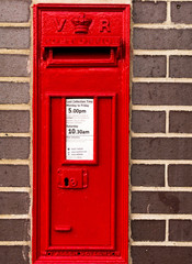 RED Postal box