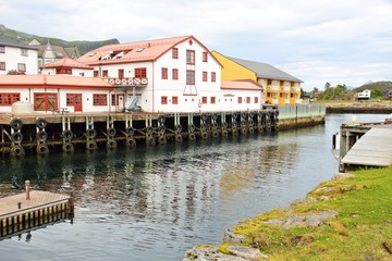 Obraz premium Kabelvag, Norway - fishing town
