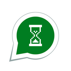 Pixel clock cursor icon