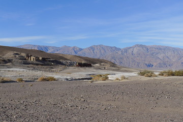 Harmony Borax Works Ruins in Death Valley National Park