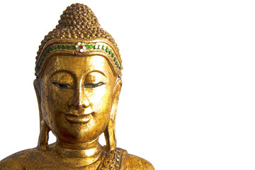 Sculpture of Buddha head