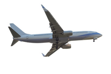 Jet aircraft  isolated on white background with clipping path