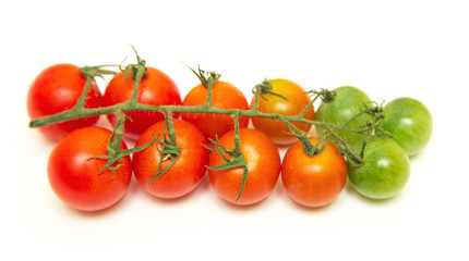Tomatoes cherry isolated  on white