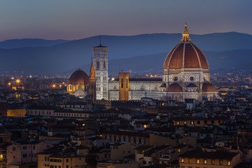 Fototapeta na wymiar The Duomo in Florence