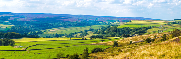 Fototapeta na wymiar Panorama of Bradfield , Yorkshire