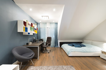 An old attic transformed into a gorgeous apartment