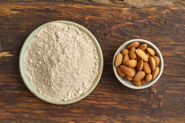 Almond seeds and almond flour