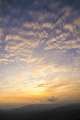 Obraz premium zachód słońca skyscape i chmury