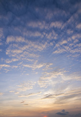 Obraz premium sunset skyscape and cloud