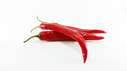 red chilli in white
