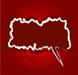 White Frame Cartoon Vector