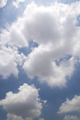 Blue sky with clouds