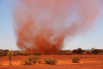 Whirlwind in Australian outback