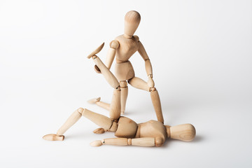 Physiotherapeut und Patient
