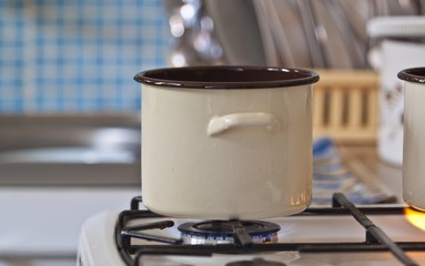 Fototapeta premium Cooking Pot - making a supper