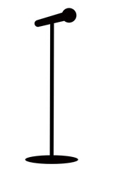 microphone silhouette